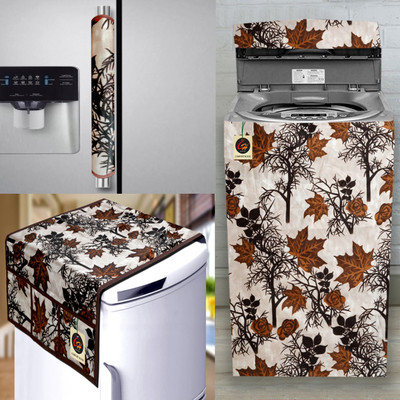 Comfort House Top Loading Washing Machine  Cover(Width: 58.42 cm, Brown)