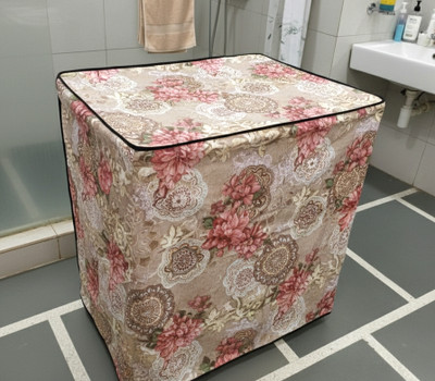 Keoti Semi-Automatic Washing Machine  Cover(Width: 83 cm, Brown, Red)