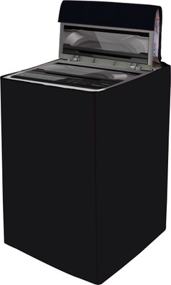Wings Star Top Loading Washing Machine  Cover(Width: 57 cm, Black)