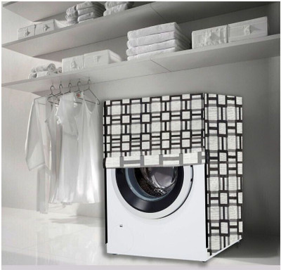 Gutlooks Front Loading Washing Machine  Cover(Width: 62 cm, grey)