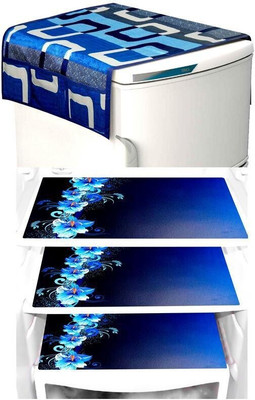 LooMantha Fridge Mat(Width: 55 cm, Blue)