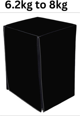 ABCD Front Loading Washing Machine  Cover(Width: 60.96 cm, Black)