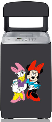 KVAR Top Loading Washing Machine  Cover(Width: 61 cm, Grey)
