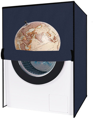 Delideal Front Loading Washing Machine  Cover(Width: 58 cm, Blue)