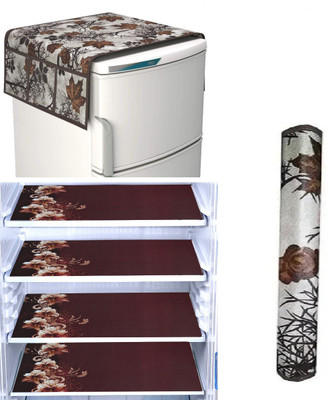 RichBox Fridge Mat(Width: 45 cm, Brown)