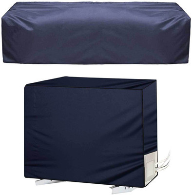 Amarud Air Conditioner  Cover(Width: 112 cm, Navy blue)