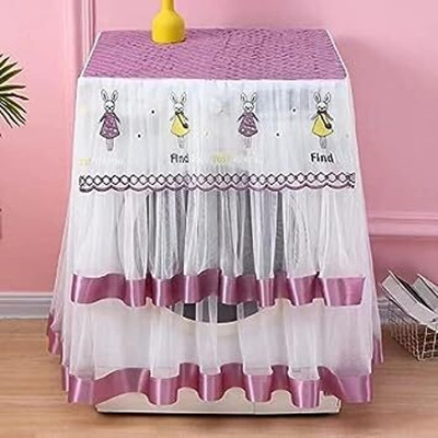SANCORP Front Loading Washing Machine  Cover(Width: 62 cm, Pink)
