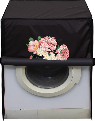 SAVEIIT Front Loading Washing Machine  Cover(Width: 66.9 cm, Black)