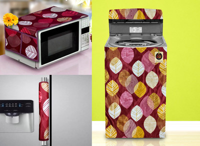 Comfort House Top Loading Washing Machine  Cover(Width: 58.42 cm, Maroon)