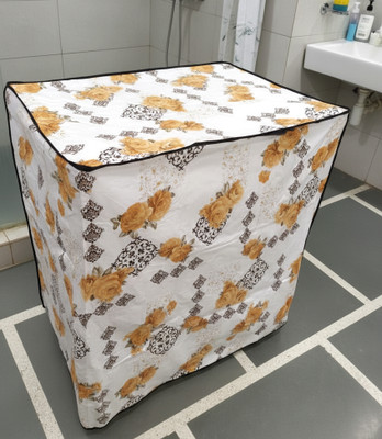 Keoti Semi-Automatic Washing Machine  Cover(Width: 83 cm, Beige, Orange)