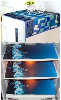 LooMantha Fridge Mat(Width: 55 cm, Blue)