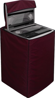 Wings Star Top Loading Washing Machine  Cover(Width: 59 cm, Maroon)