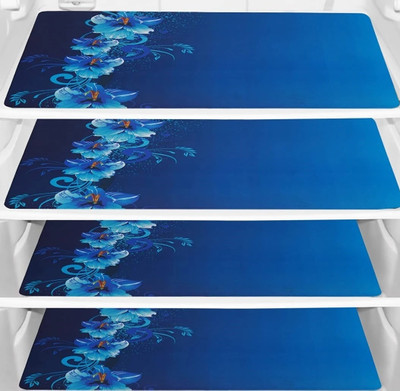 BHOLA PARVATI TRADING Fridge Mat(Width: 43.2 cm, Blue)