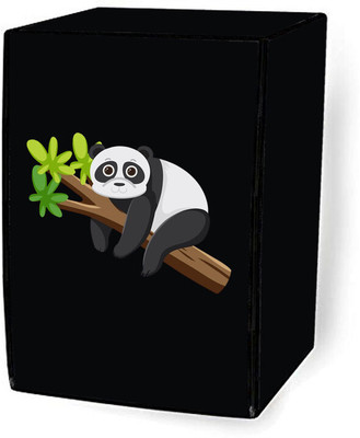 Delideal Front Loading Washing Machine  Cover(Width: 64 cm, Black)