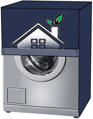 KVAR Front Loading Washing Machine  Cover(Width: 61 cm, Blue)