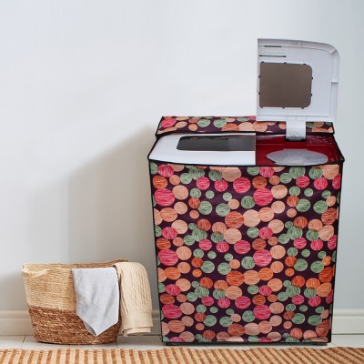 Dream Care Semi-Automatic Washing Machine  Cover(Width: 80.01 cm, Brown, Green)