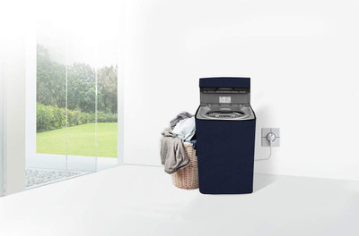 SVASTI Top Loading Washing Machine  Cover(Width: 58 cm, Blue)