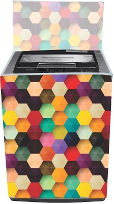 Mogne Fab Top Loading Washing Machine  Cover(Width: 60 cm, Pathar)