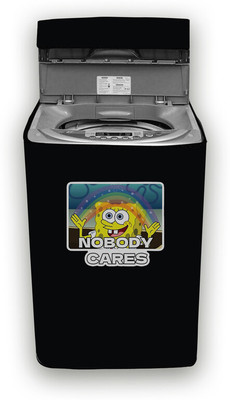 Hizing Top Loading Washing Machine  Cover(Width: 61 cm, Black, White)