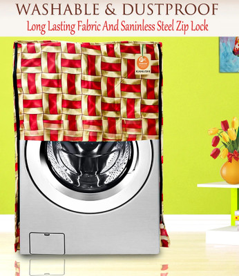 Kanushi Industries Front Loading Washing Machine  Cover(Width: 58 cm, Red)