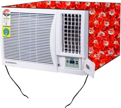 AAVYA UNIQUE FASHION Air Conditioner  Cover(Width: 68.58 cm, Red,White)