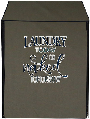 Archistylo Front Loading Washing Machine  Cover(Width: 54 cm, Green)