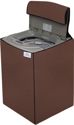Heart Home Top Loading Washing Machine  Cover(Width: 60 cm, Brown)