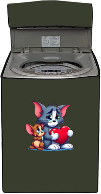 SO HOMEFURNISHING Top Loading Washing Machine  Cover(Width: 66.2 cm, Green)