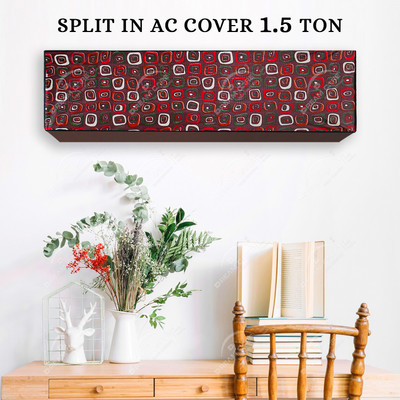 Flipkart SmartBuy Air Conditioner  Cover(Width: 111.76 cm, Brown, Red)