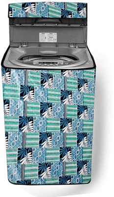 Nitasha Top Loading Washing Machine  Cover(Width: 57 cm, Blue, White, Clear)