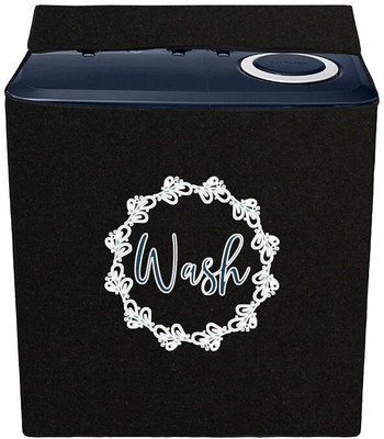 Archistylo Semi-Automatic Washing Machine  Cover(Width: 93 cm, Black)
