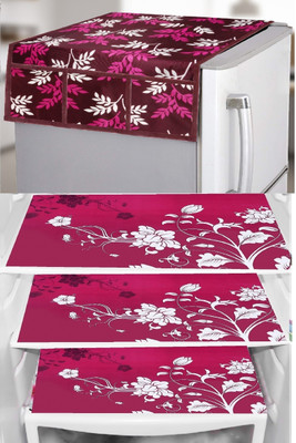 REVEXO Refrigerator  Cover(Width: 20 cm, Multicolor)