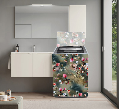 Kiwi Collections Top Loading Washing Machine  Cover(Width: 56 cm, MULTI COLOUR)