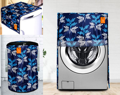 RELOOK INDUSTRIES Refrigerator  Cover(Width: 99 cm, Blue)