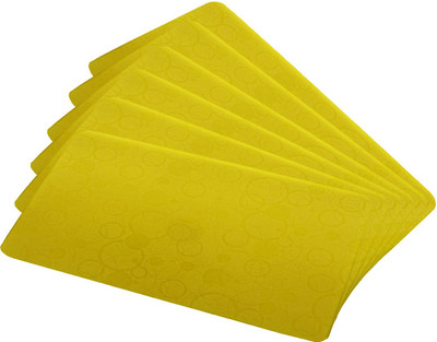 KUBER INDUSTRIES Fridge Mat(Width: 48 cm, Yellow)