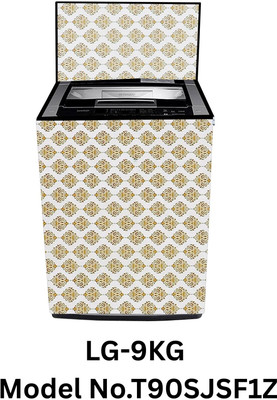 Elam Decor Top Loading Washing Machine  Cover(Width: 66 cm, Dmass Gold)