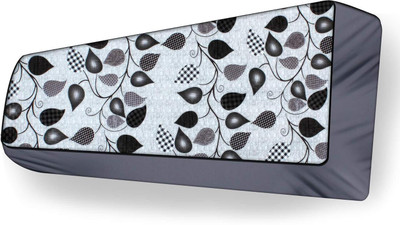 Lala Maneet Air Conditioner  Cover(Width: 29.21 cm, Grey Leaf)