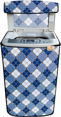 GURU-ISHMA Top Loading Washing Machine  Cover(Width: 58.2 cm, Blue, White)