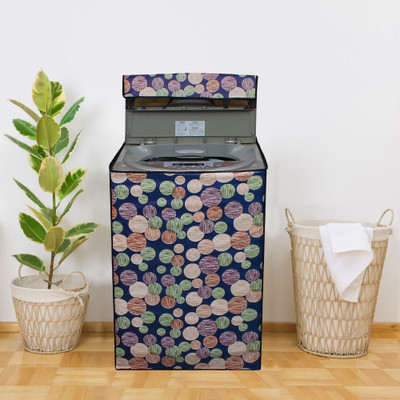 Glassiano Top Loading Washing Machine  Cover(Width: 58.42 cm, Blue, Green)