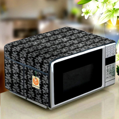 KANUSHI Microwave Oven  Cover(Width: 86 cm, Black, Grey)