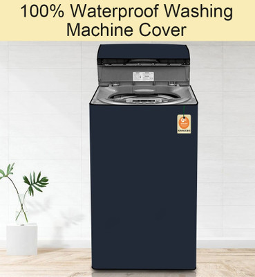 Kanushi Industries Top Loading Washing Machine  Cover(Width: 58.42 cm, Navy Blue)