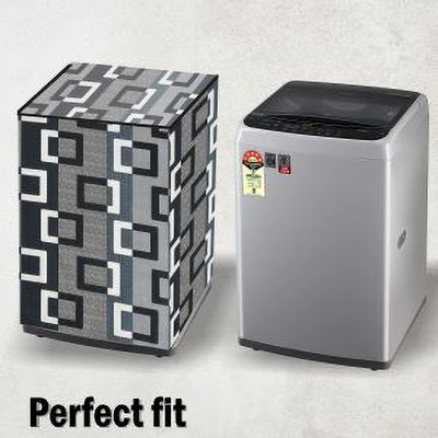 trimly Top Loading Washing Machine  Cover(Width: 61 cm, Black)