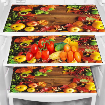 SANRAKSSHAN Fridge Mat(Width: 44 cm, Multicolor)
