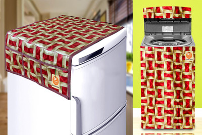 Kanushi Industries Top Loading Washing Machine  Cover(Width: 55 cm, Red)