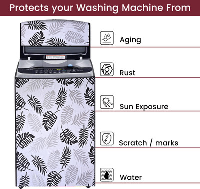 Star Weaves Top Loading Washing Machine  Cover(Width: 58 cm, Waterproof & Dustproof with Zipper, (Size - 58X58X89 Cm) - KUM181)