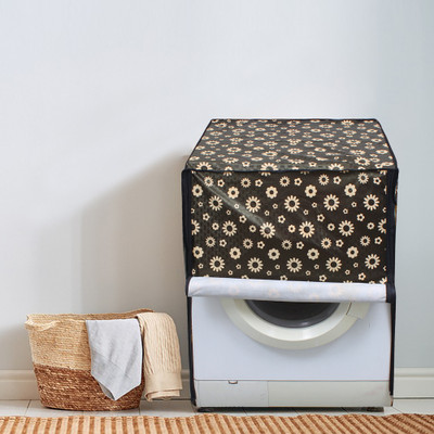Dream Care Front Loading Washing Machine  Cover(Width: 60.96 cm, Brown, Yellow)