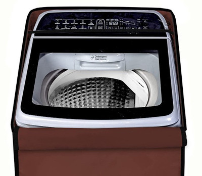 DRONENTERPRISES Top Loading Washing Machine  Cover(Width: 65 cm, Brown)