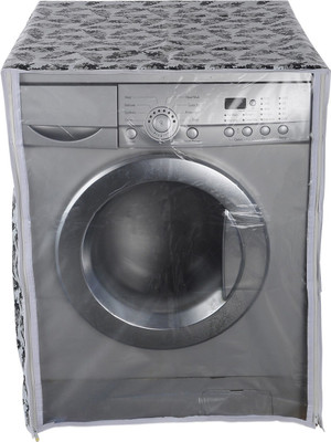 Classic Front Loading Washing Machine  Cover(Width: 60 cm, White & Black)