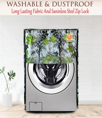 Kanushi Industries Front Loading Washing Machine  Cover(Width: 58 cm, Green)
