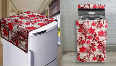 Comfort House Top Loading Washing Machine  Cover(Width: 58.42 cm, Maroon)